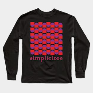 Simplicitee Pattern Long Sleeve T-Shirt